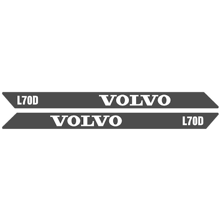 Aftermarket Decal Set for Volvo Wheel Loader L70D VOLL70DDECALSET